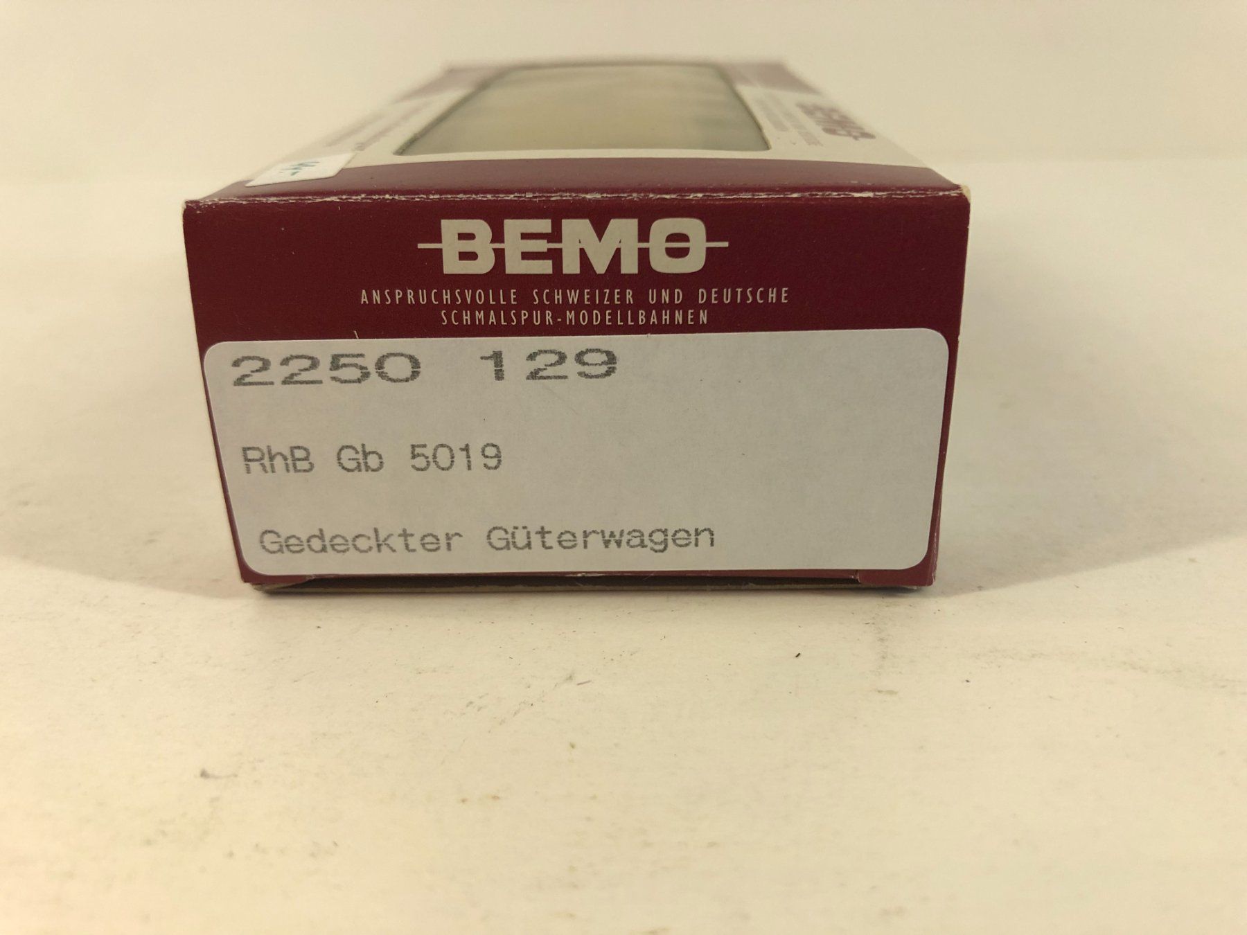Bemo Modellini di ferrovie: Bemo H0m 2250 129 Güterwagen RhB Gb 5019 – Nuovo e nell'imballaggio originale da Rodersdorf venduto da Joerg11 5