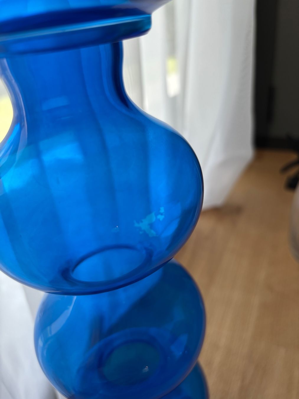 Ikea Portacandele: Vintage IKEA blue candlestick by Anne Nilsson – Usato da Steinhausen venduto da ChromeVintage 6