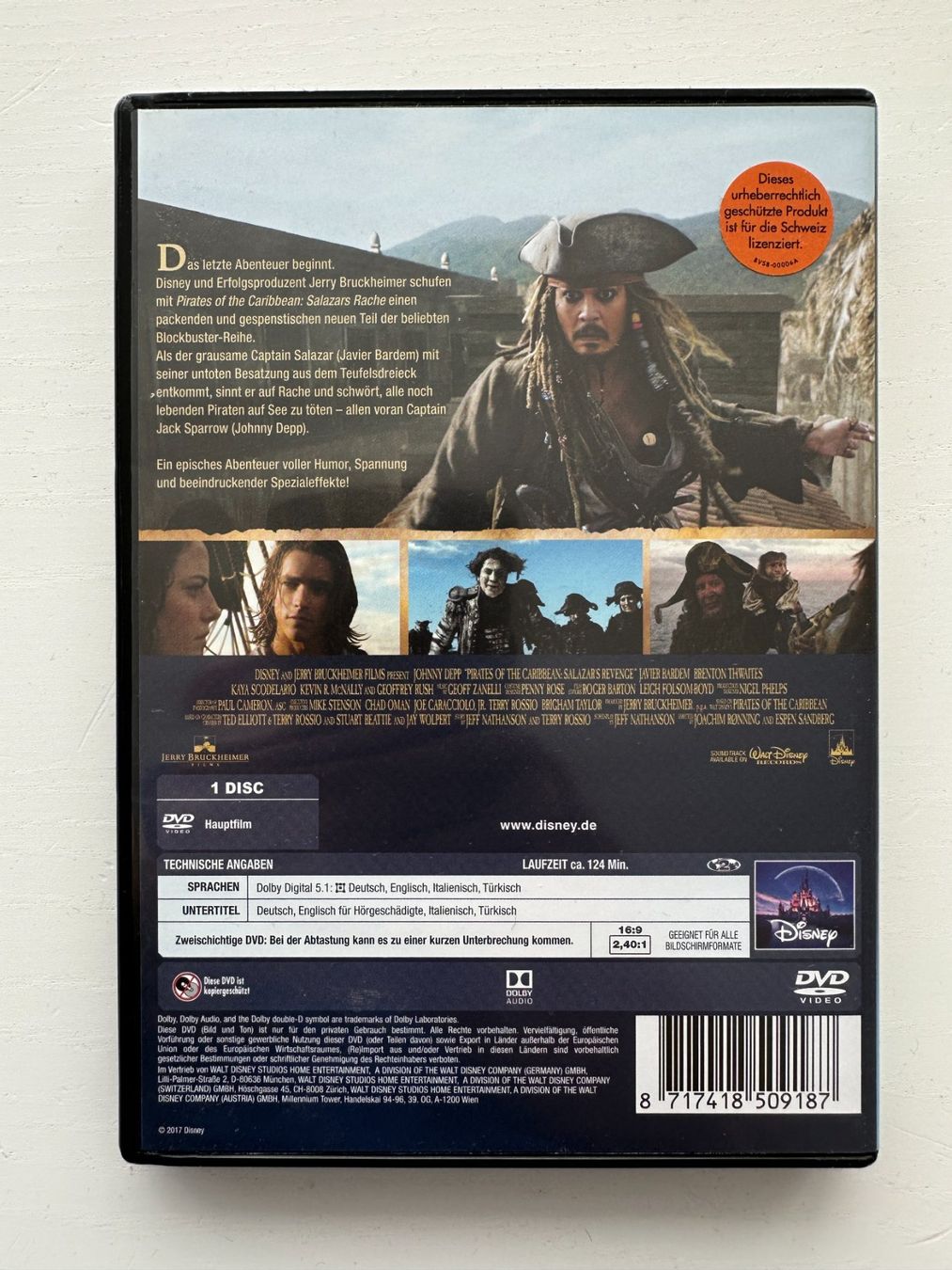 Tutti i DVDs: Fluch der Karibik - Salazars Rache – Nuovo (secondo la descrizione) da Nottwil venduto da grabi77 1