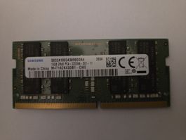 Samsung 16GB DDR4 RAM SO-DIMM 3200MHz - fast neu, getestet