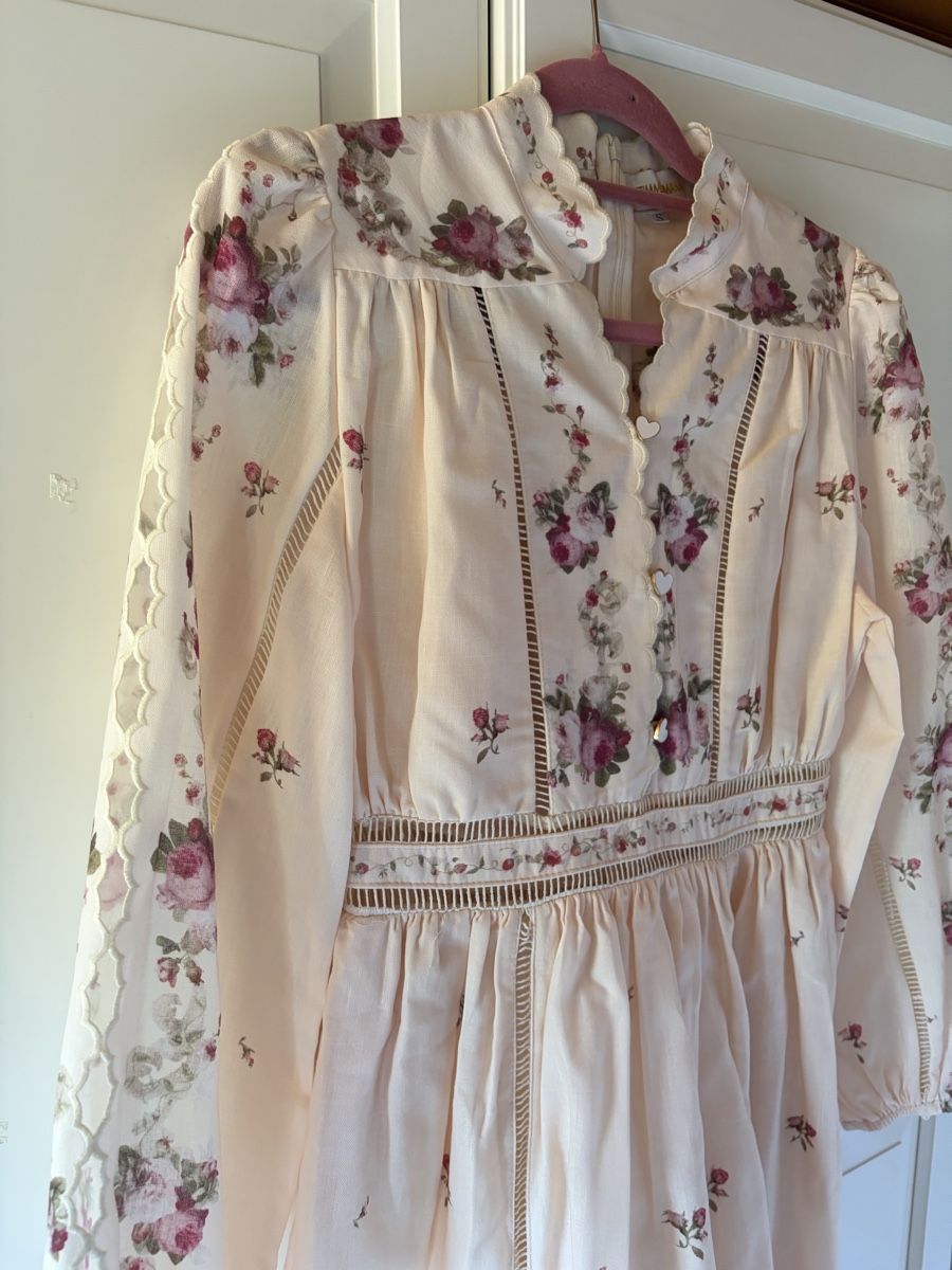 Vestiti: Floral Linen Blend Midi Dress – Nuovo (secondo la descrizione) da St.Josefen venduto da lop_lh8d 7