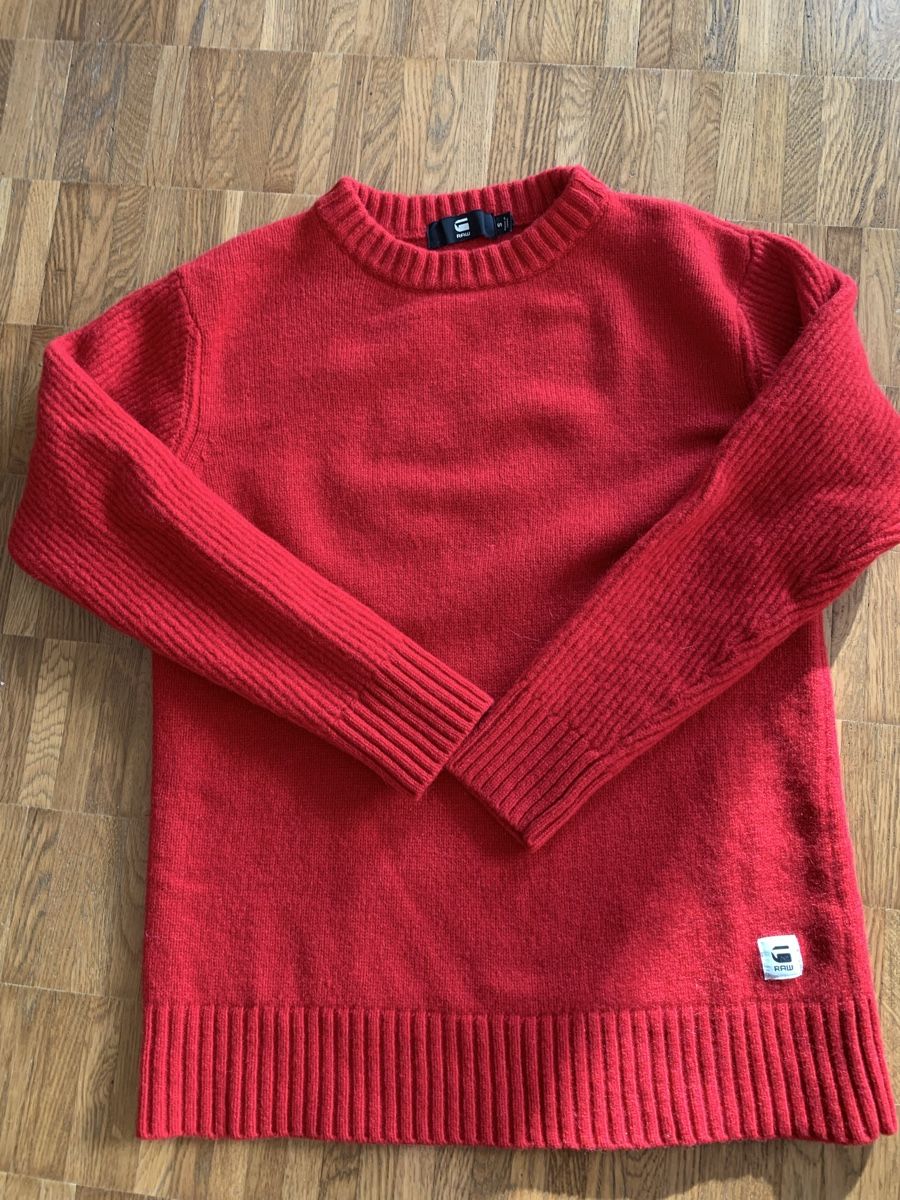 Wolle: Raw lambswolle pullover rot – Gebraucht aus Zürich von Nikuska32