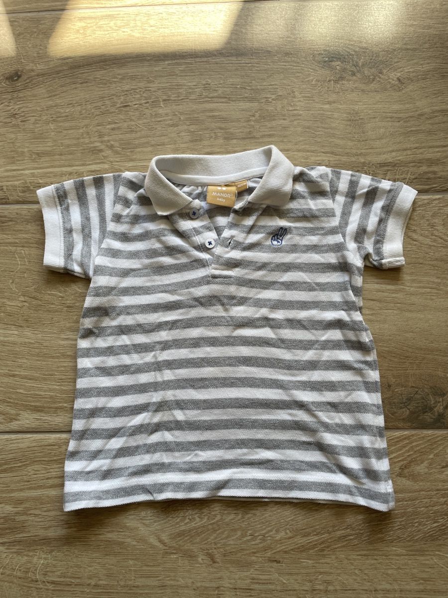 Manor Hemden, T-Shirts & Polos: Poloshirt gestreift, Gr. 80 – Gebraucht aus Winterthur von NaNa24