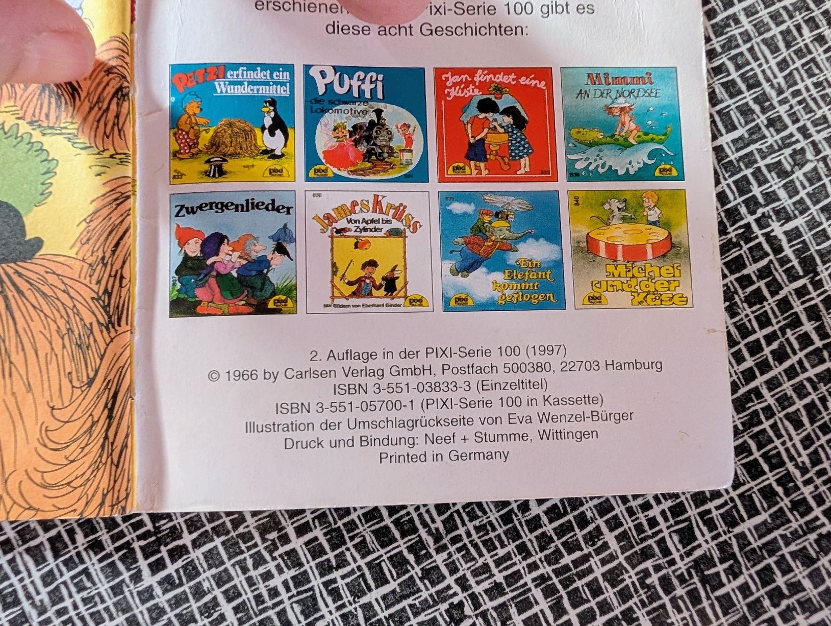 Fumetti: Petzi Pixi Buch, 2.Auflage 1997 – Usato da Nänikon venduto da Haexli_70 1
