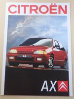 Citroen AX - Schweizer Prospekt von 1988