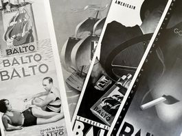 Balto Cigarettes - 5 alte Werbungen/Publicités 1932/39