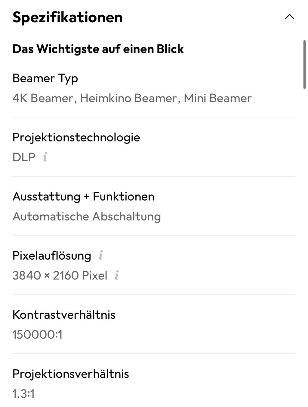 LG Proiettori: LG HU80KSW Presto 4K Beamer – Usato da Hedingen venduto da FlummoxedFerret 2