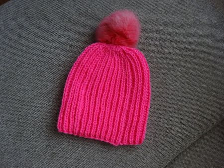 Schöne Damen-Strickmütze/Easy Knit Lena