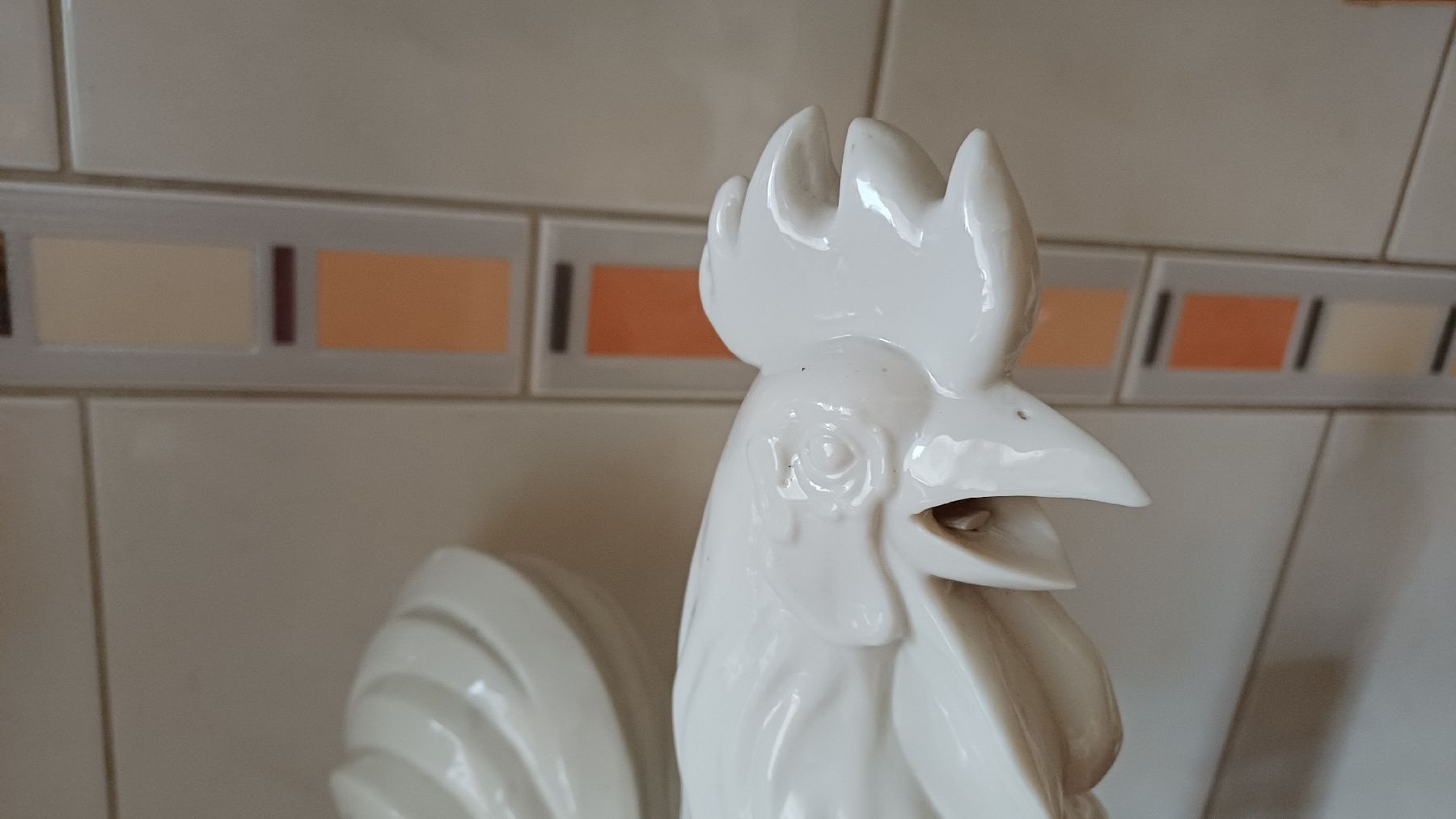 Figuren: Grosser  schwerer Porzelan Hahn. – Gebraucht aus Flawil von Naphtali 9
