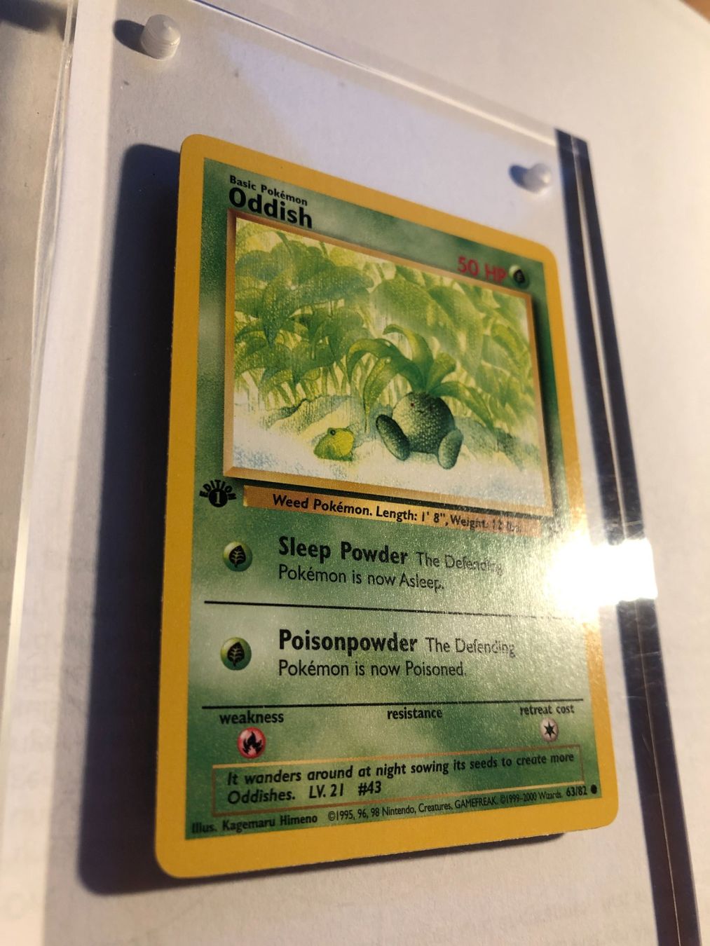 Cartes à collectionner: Oddish 1st Team Rocket - MINT - ab 1.- – D'occasion à Giubiasco par dan_pr8b 1