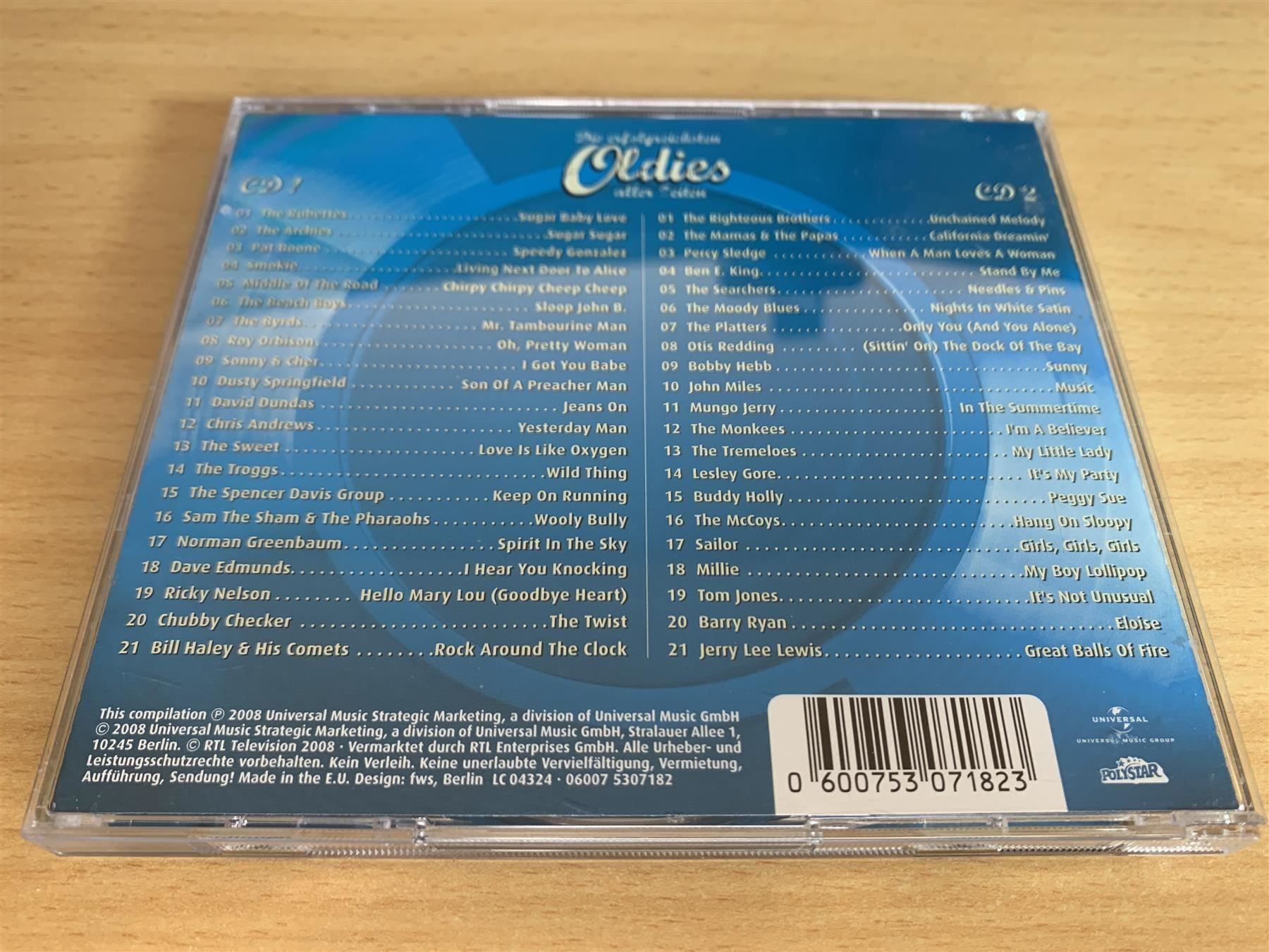CD: Chart Show - Erfolgreichsten Oldie- 2 CD – Usato da Rikon im Tösstal venduto da Alpenmutz 1