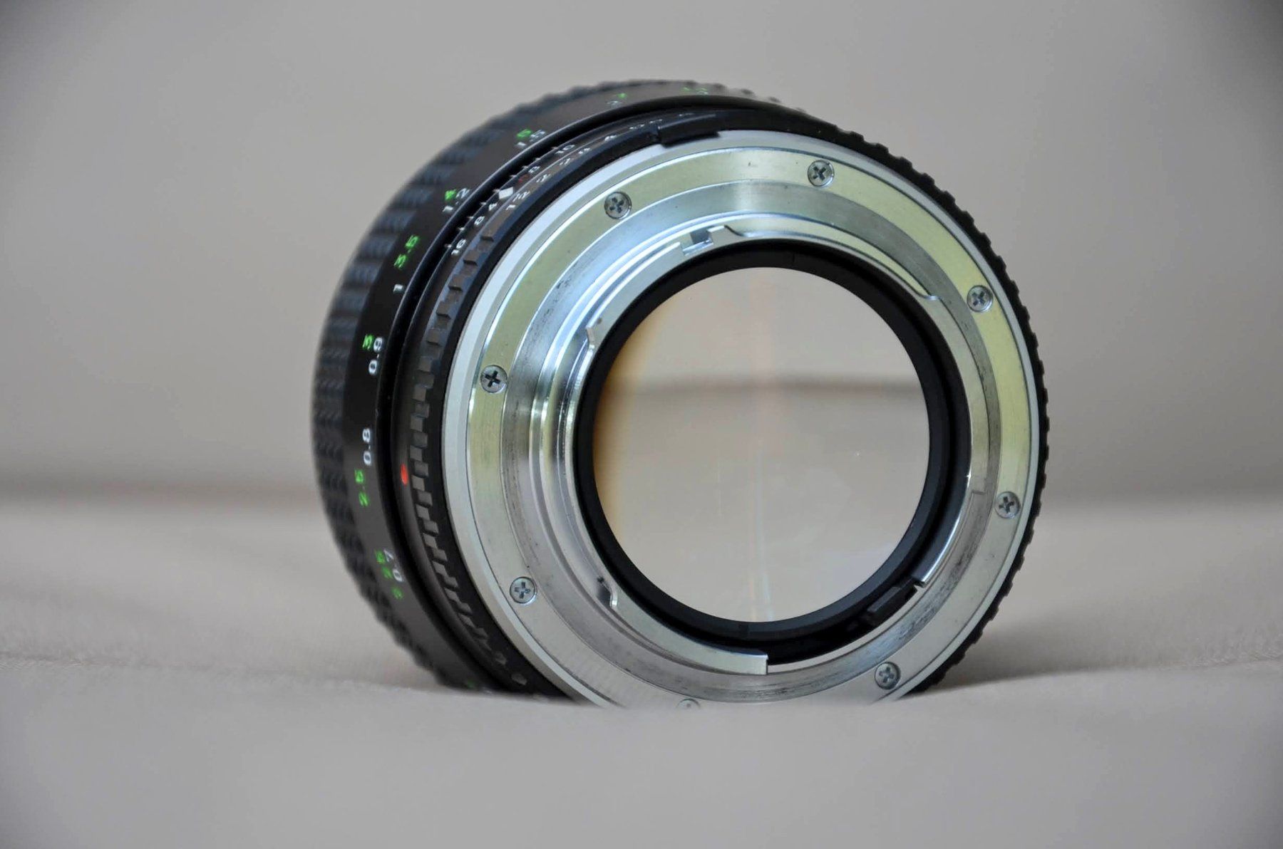 Minolta Objektive: Objektiv Minolta MC Rokkor 58/1.2 – Gebraucht aus Nesslau von 950blue 7