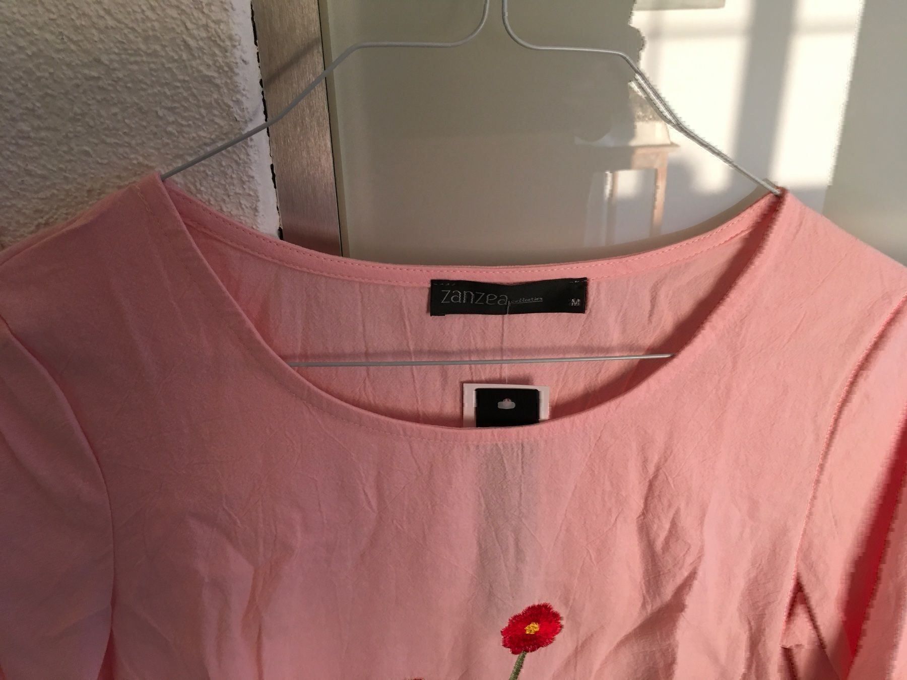 Camicette: Rosa Bluse Gr M 100% Baumwolle – Nuovo e nell'imballaggio originale da Goldau venduto da Rjn 1