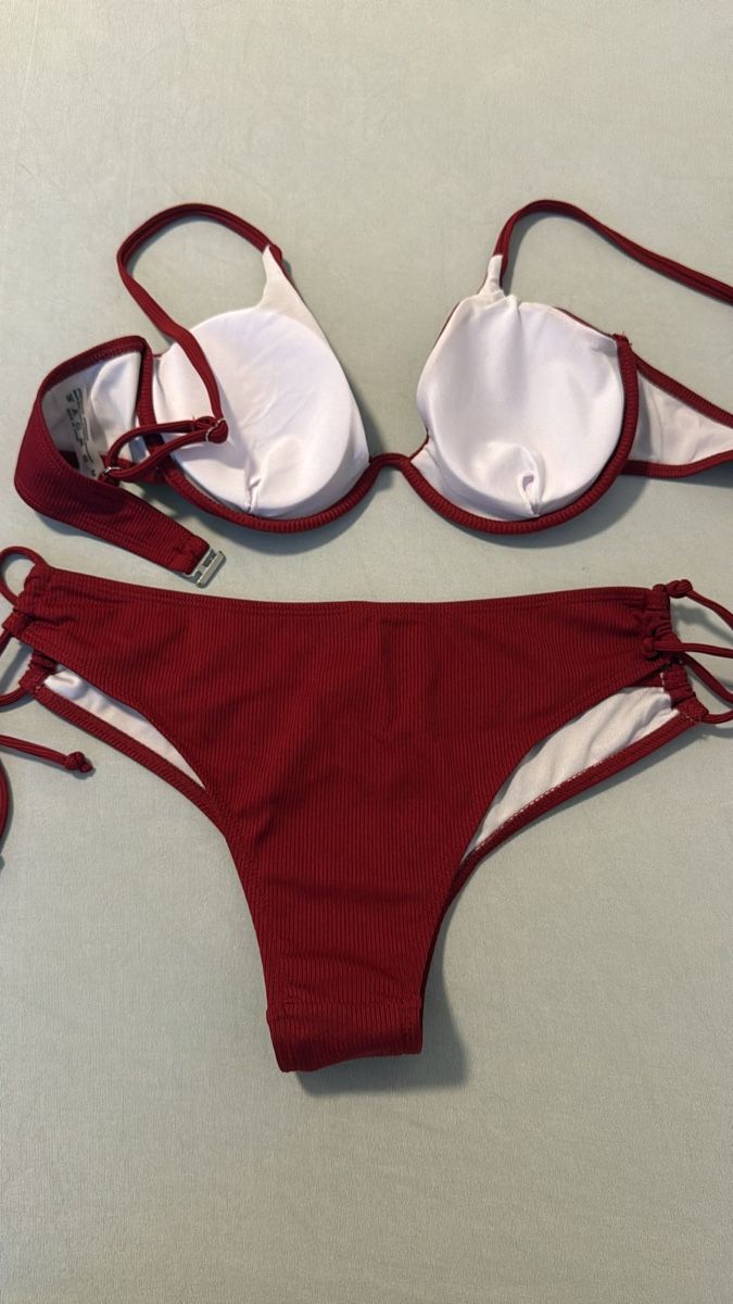 Costumi da bagno & Bikini: Süsser Bikini Rot Grösse M Sommer Mode - NEU – Nuovo (secondo la descrizione) da Aadorf venduto da Mr.S_S 1