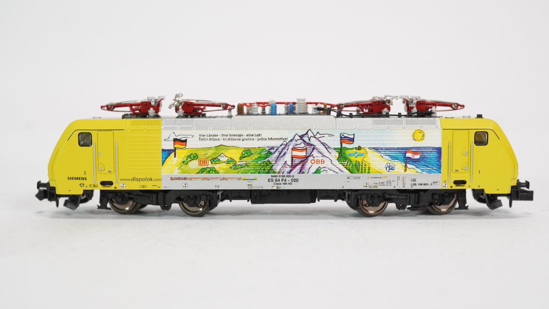 Trix Modelleisenbahnen: e63 Spur N Trix DB ES 64 F4 Autozug E-LOk – Gebraucht aus Thun von evinka_gmbh 1