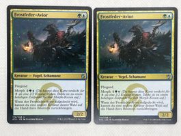 Magic the Gathering Karte: 2x Frostfeder-Avior (KTK) top!