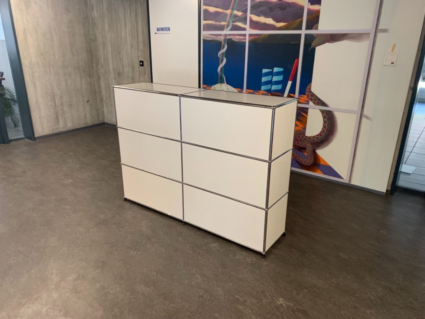 USM Scaffali: Usm Highboard weiss lieferung gratis – Usato da Thun venduto da Thuno6 3