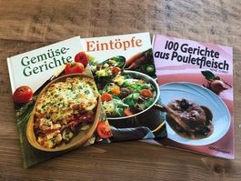 3 Köchbücher wie neu