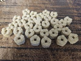 lego 92947 lot de 30 pièces Tan Brick, Round 2 x 2 with Axle