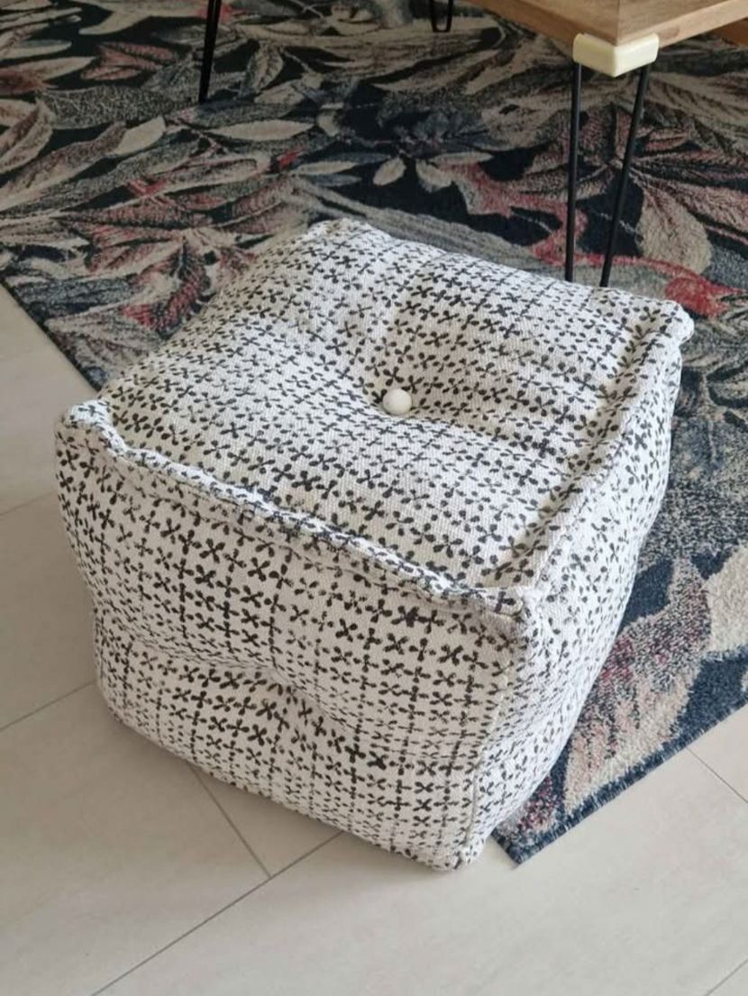 Tabourets: Pouf Hocker Stuhl gemustert Boho Vintage – D'occasion à Oberentfelden par kat_8rks
