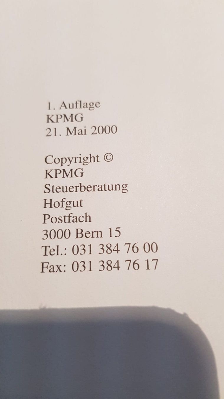 Libri: Steuergesetz Kanton Bern 2001 - GRATIS – Usato da Spiegel b. Bern venduto da sus_xj97 1