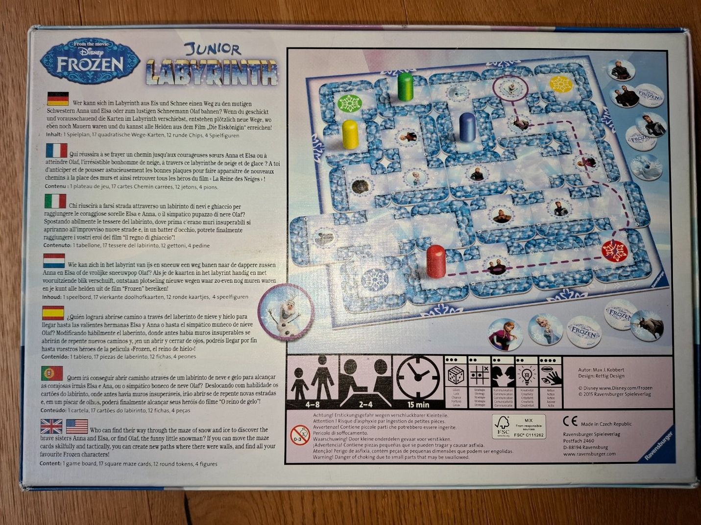 Ravensburger Giochi: Labyrinth Junior Frozen – Usato da Bözberg venduto da Zimt104 1