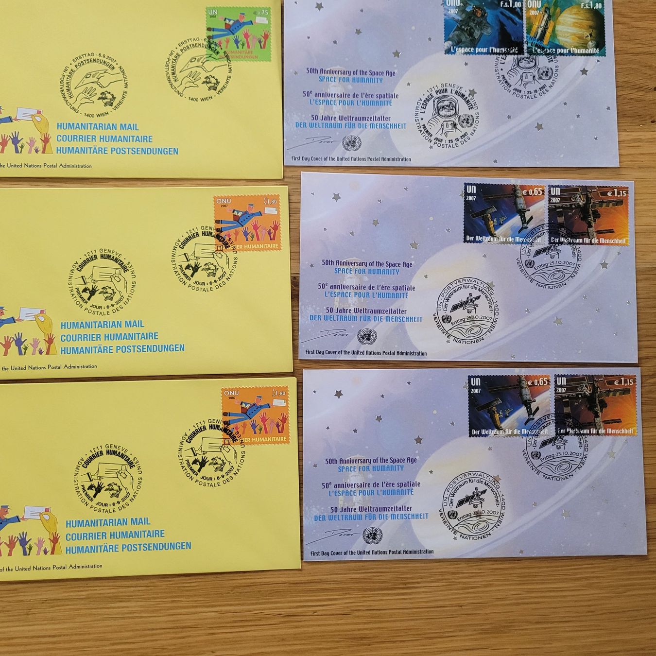 Tous les timbres: Los Mit FDC uno ONU – D'occasion à Biel/Bienne par Destockweb 4