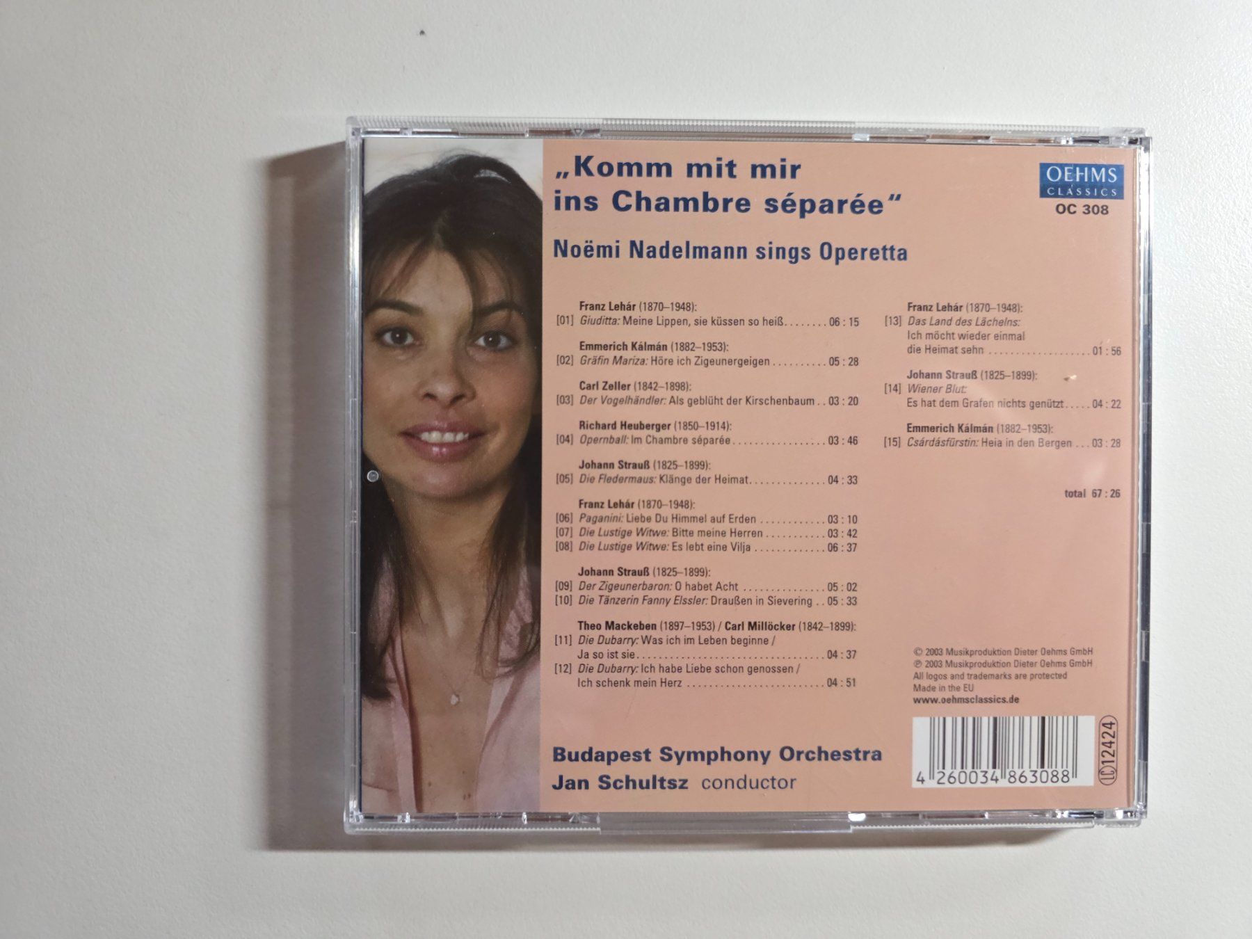 CD: CD - Noëmi Nadelmann sings Operetta – Usato da Walterswil BE venduto da Lonitti 2