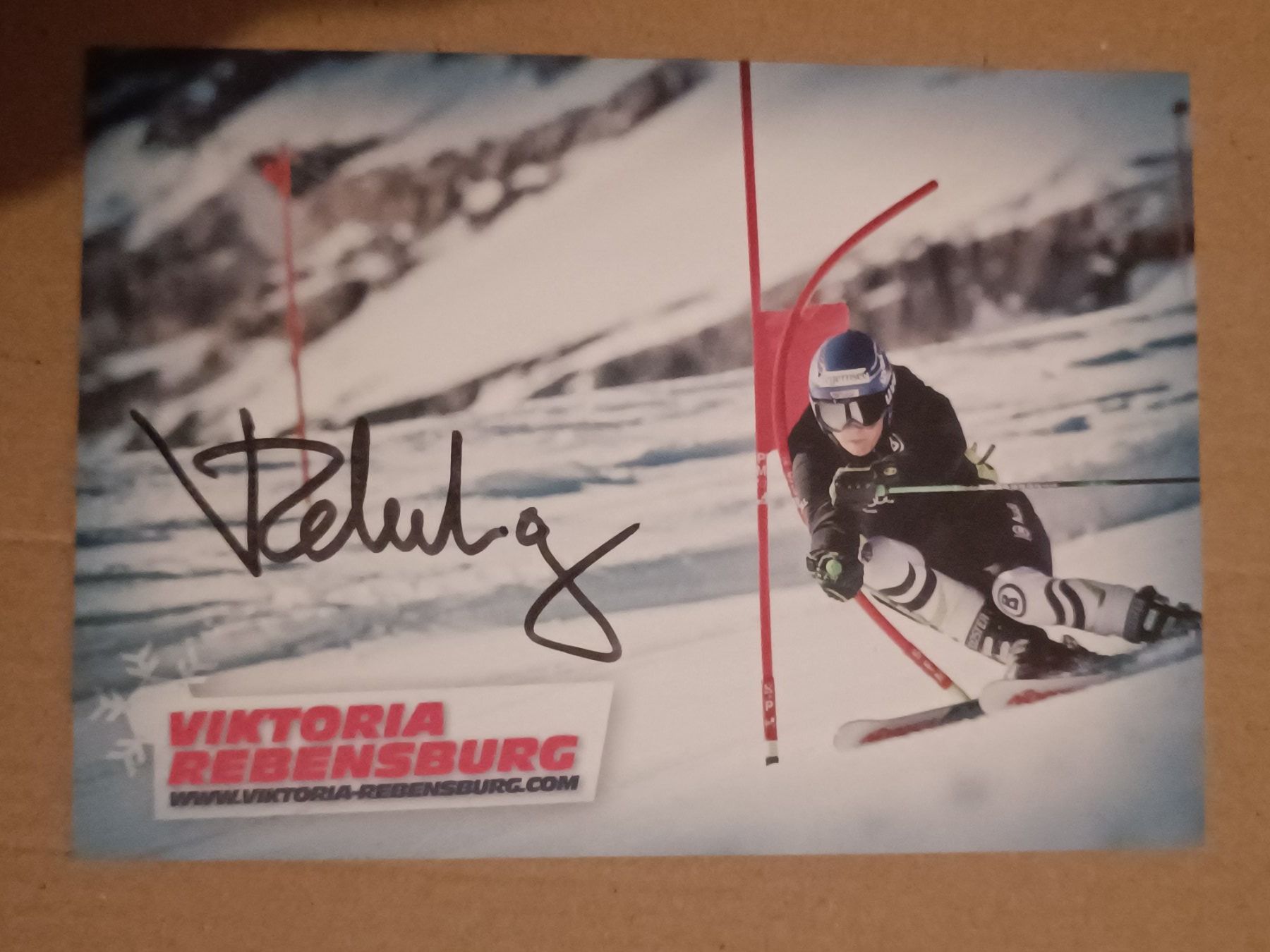 Autografi: Viktoria Rebensburg - Ski – Usato da Menziken venduto da Autogramme