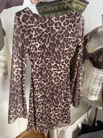 Leopard Mesh dress