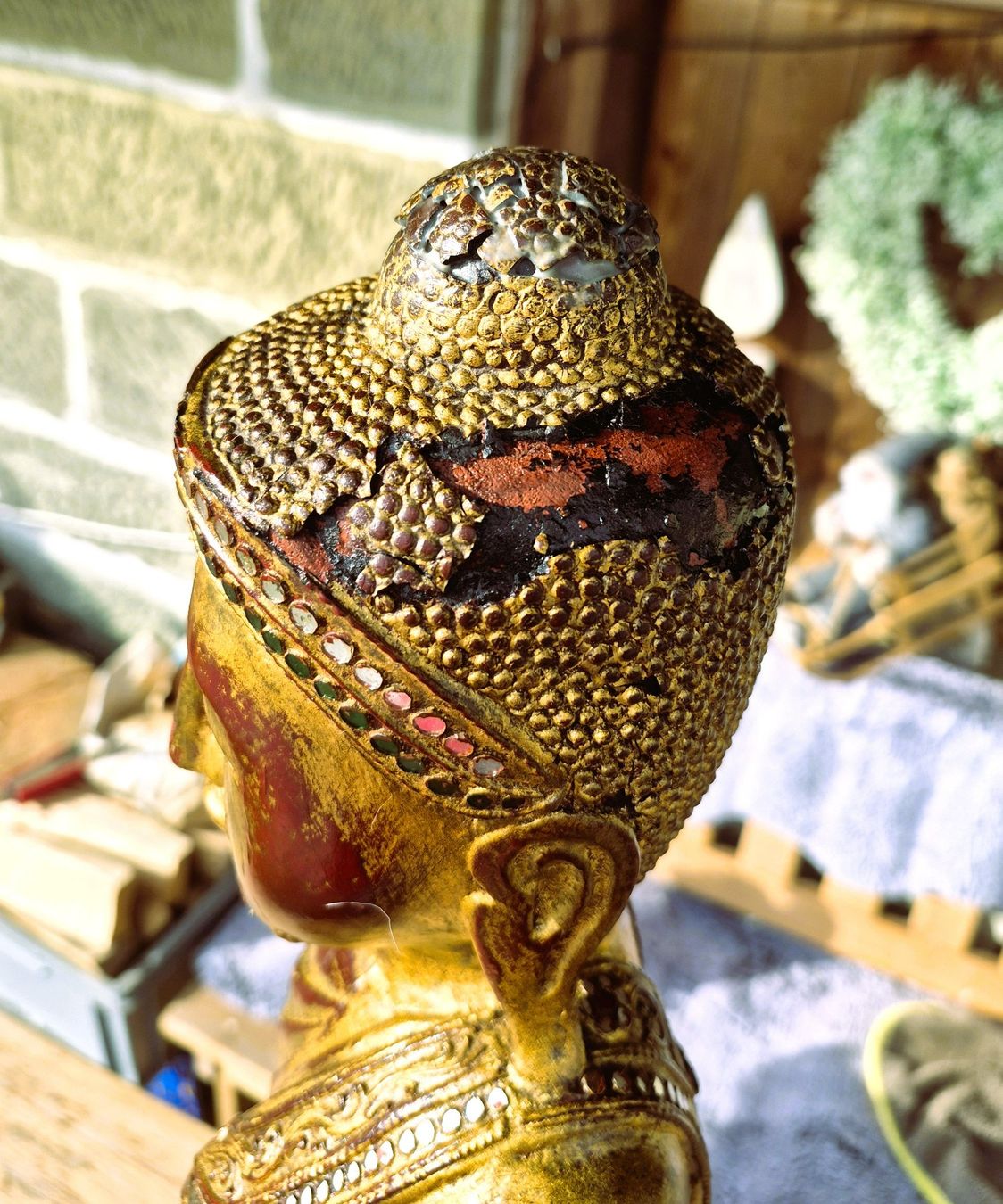 Skulpturen & Statuen: Mandalay-Buddha Figur um 1860 – Gebraucht aus Schafhausen im Emmental von Herzrose 3