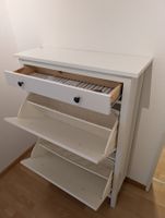Schuhschrank weiss mit Schublade 3 Klappen gut erhalten