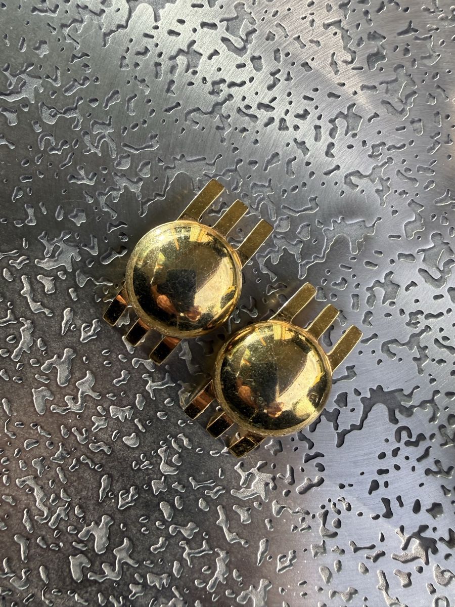 Orecchini pendenti & Orecchini a lobo: Vintage Ohrclips, goldfarben, modischer Hingucker! – Nuovo (secondo la descrizione) da Richterswil venduto da Solemare47Nicole