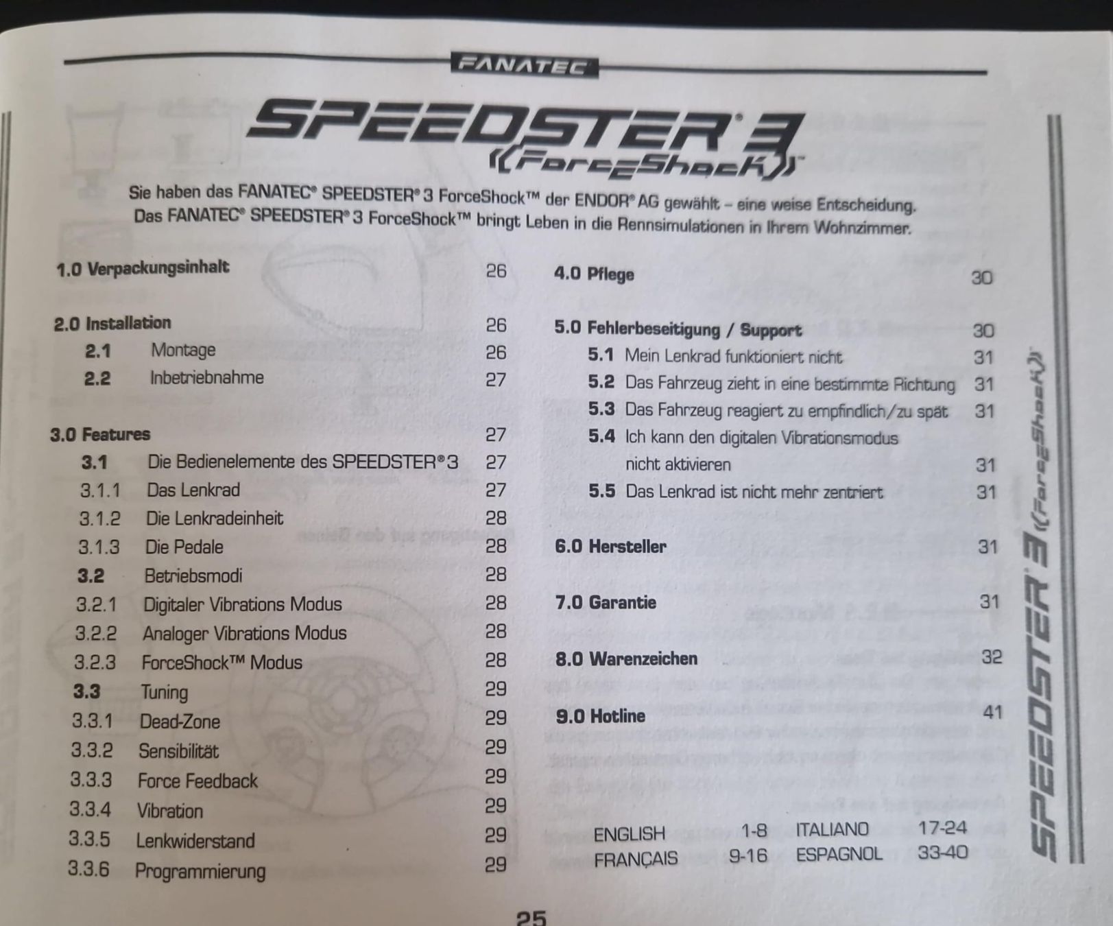 Fanatec Controller: Fanatec Speedster 3 Gaming Lenkrad – Usato da jona venduto da coo_772s 2