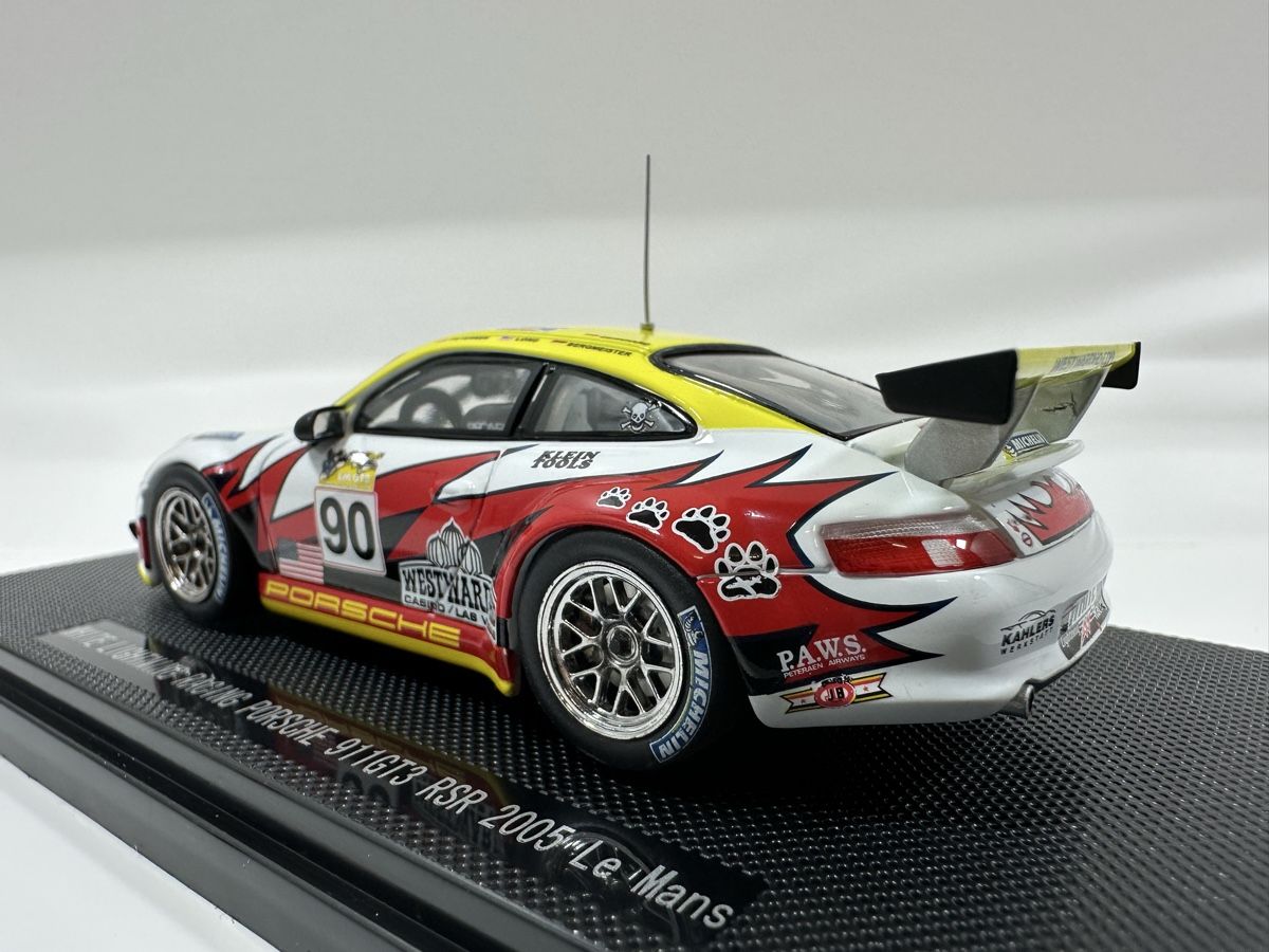 Porsche 911 GT3 RSR 1:43 White Lightning Racing, OVP, EBBRO (Neu ...