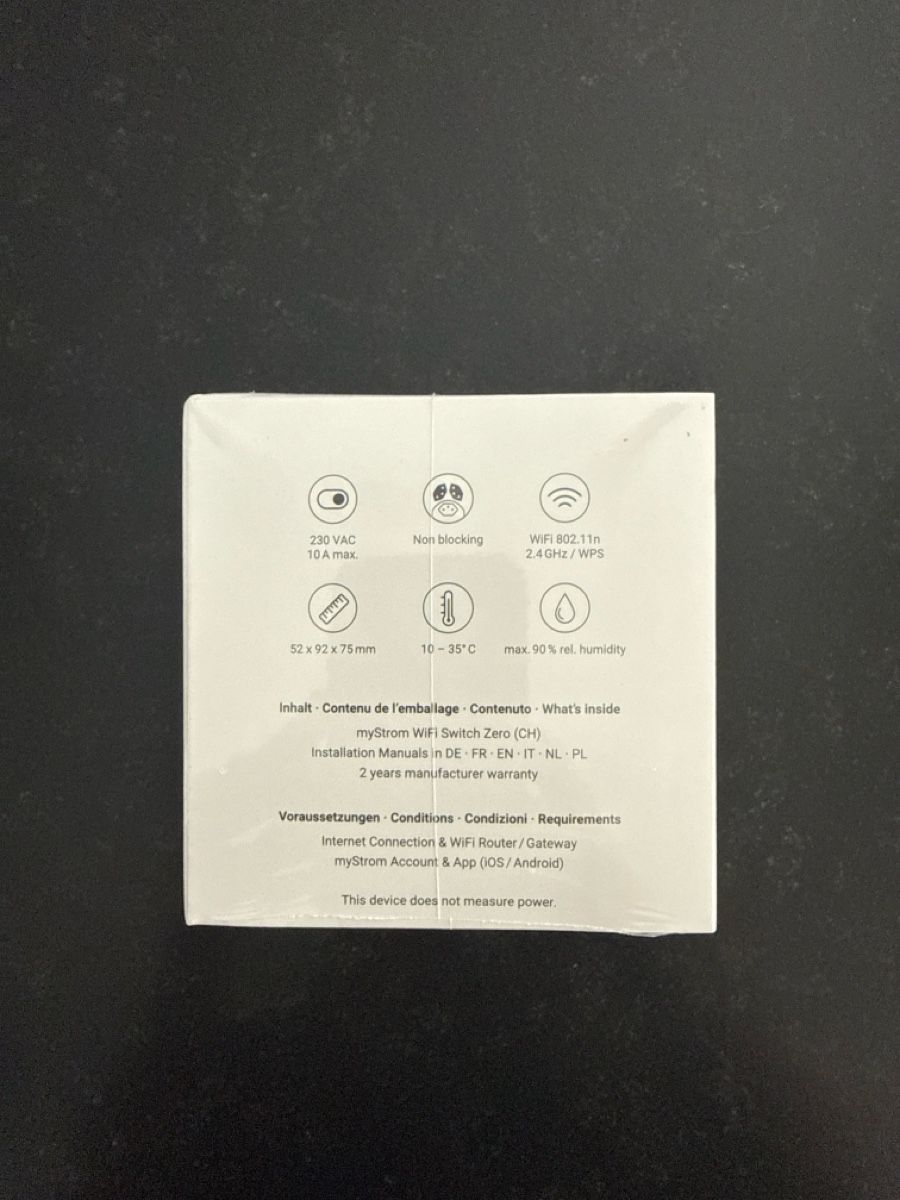 myStrom Spine: myStrom WiFi Switch Zero Smart Home Steckdose neu – Nuovo e nell'imballaggio originale da Einsiedeln venduto da zie_p9vl 2