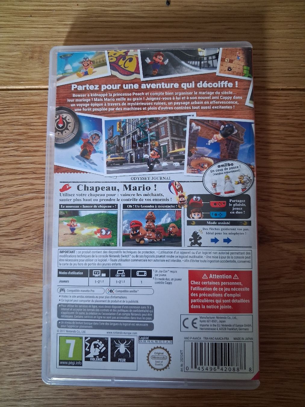 Nintendo Jeux: super mario odyssey Nintendo switch  – D'occasion à Mayens-De-Chamoson par arvine29 1