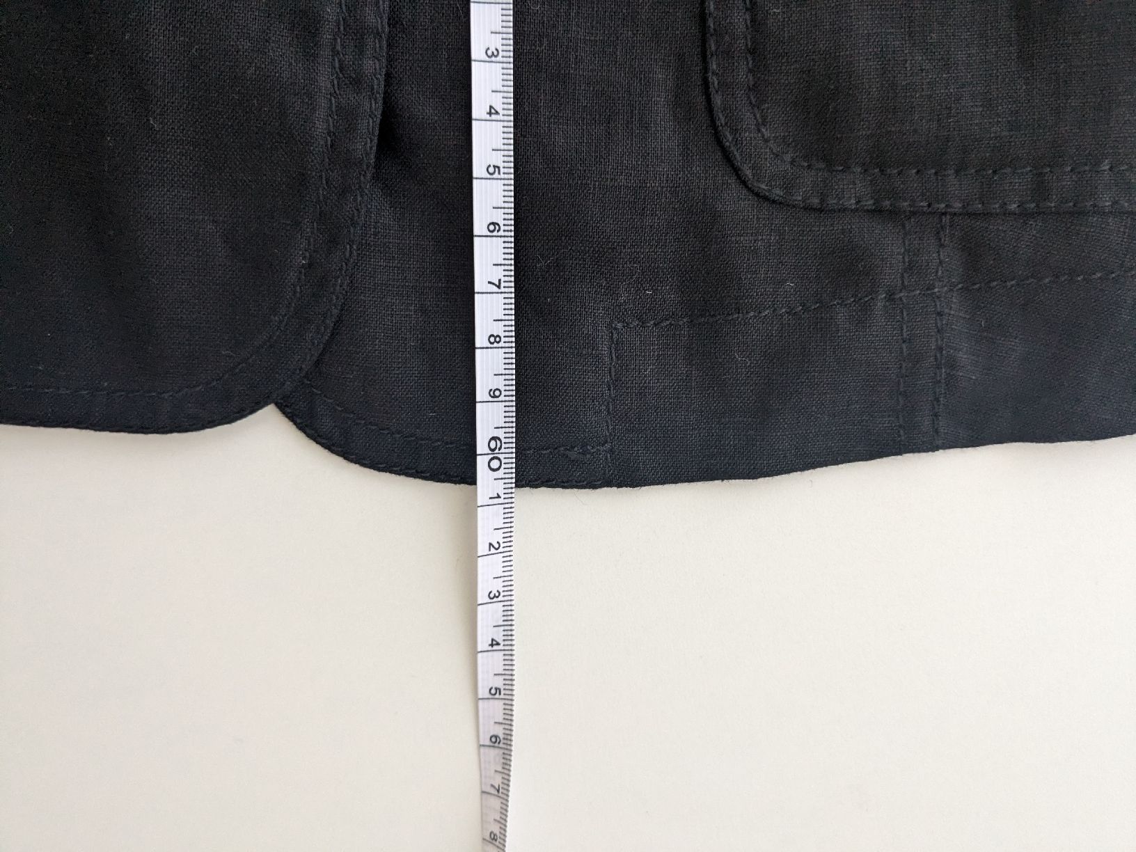 Giacche: Damen Blazer schwarz 100% Leinen Grösse S – Usato da Rorschach venduto da olg_5qq2 4