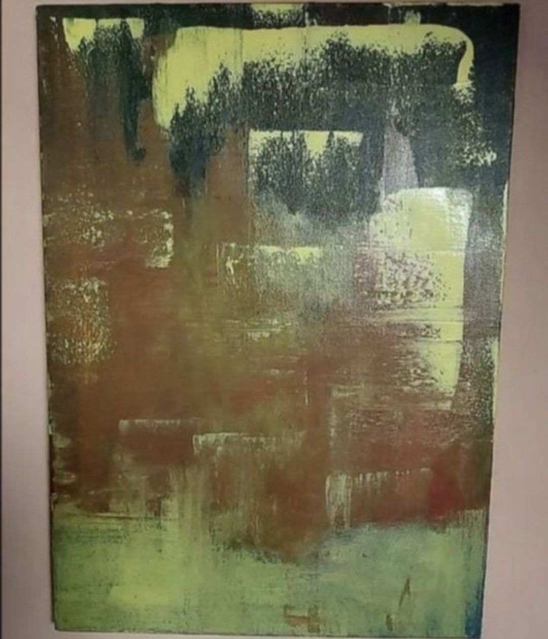 Tableaux: Gemälde " Waldschatten" handmade 50×70 – Neuf (Voir description) à Riehen par Steinbock1970 1
