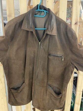 Vinci Herren Lederjacke dunkelbraun Gr. L - TOP Zustand-Herb