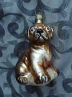 Mops Hund Christbaumschmuck