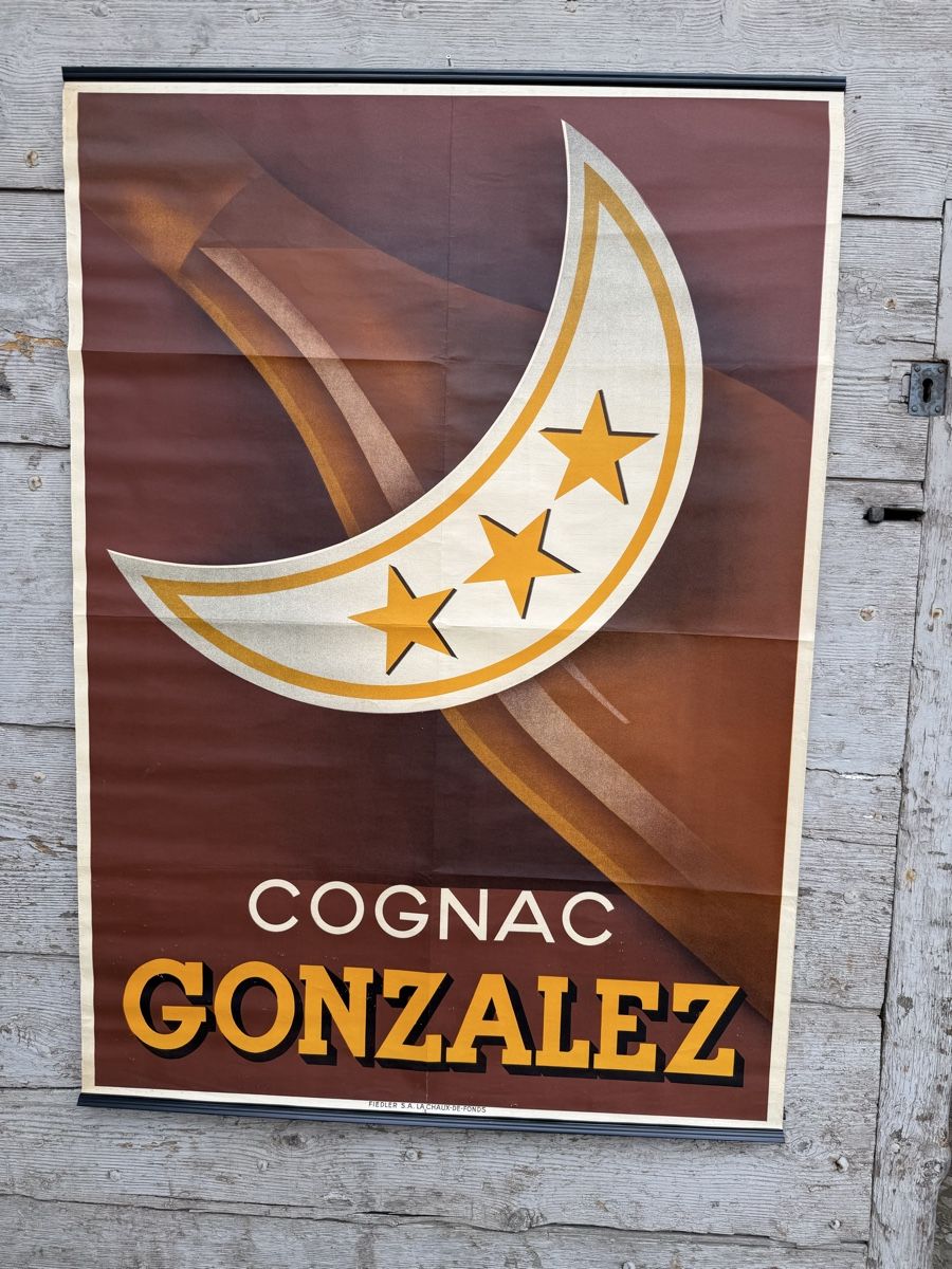 Foto & Immagini: Affiche publicitaire Cognac Gonzalez – Usato da Les Bayards venduto da aout