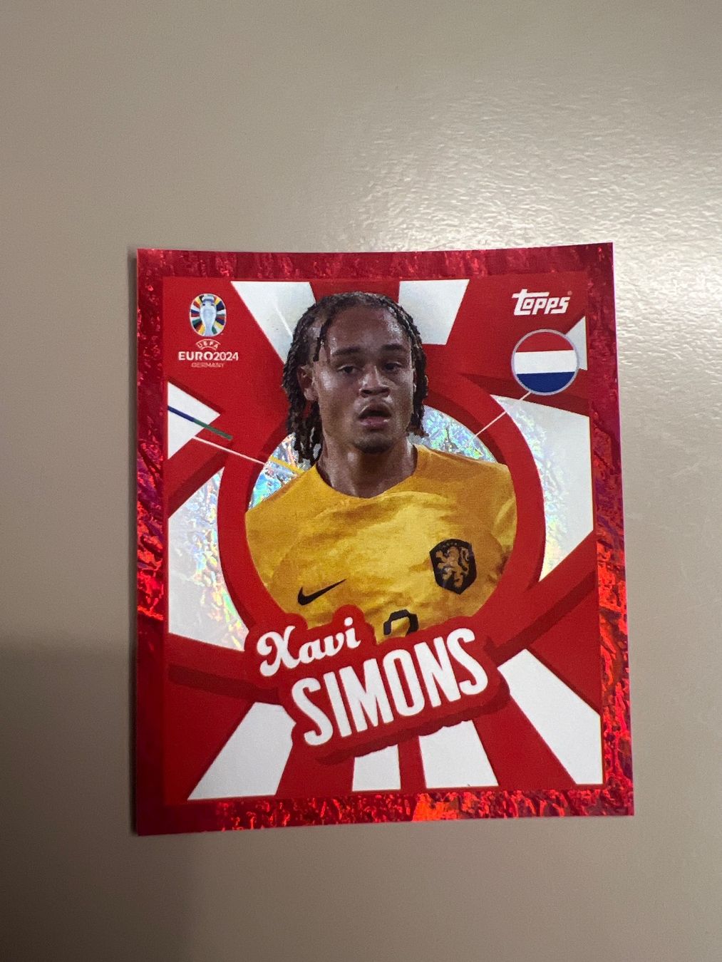 Topps Carte collezionabili: Topps EM 2024 ROT Xavi Simons NED PTW – Nuovo (secondo la descrizione) da Dietikon venduto da Emoruk