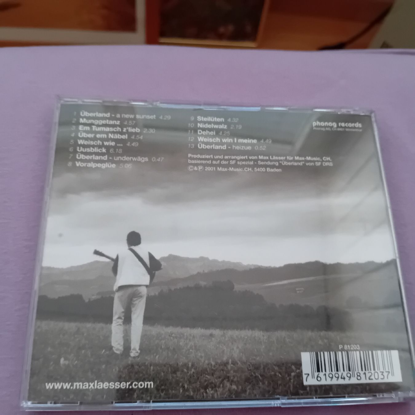 CD: CD Max Lässer / Überland – Usato da Witterswil venduto da hele04 1