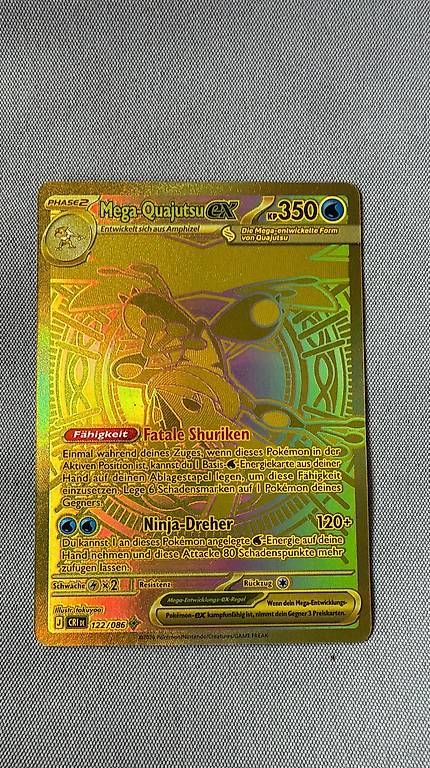 Carte collezionabili: Pokemon Mega-Quajutsu EX 122/086 – Nuovo e nell'imballaggio originale da Biel/Bienne venduto da RarePokemon67