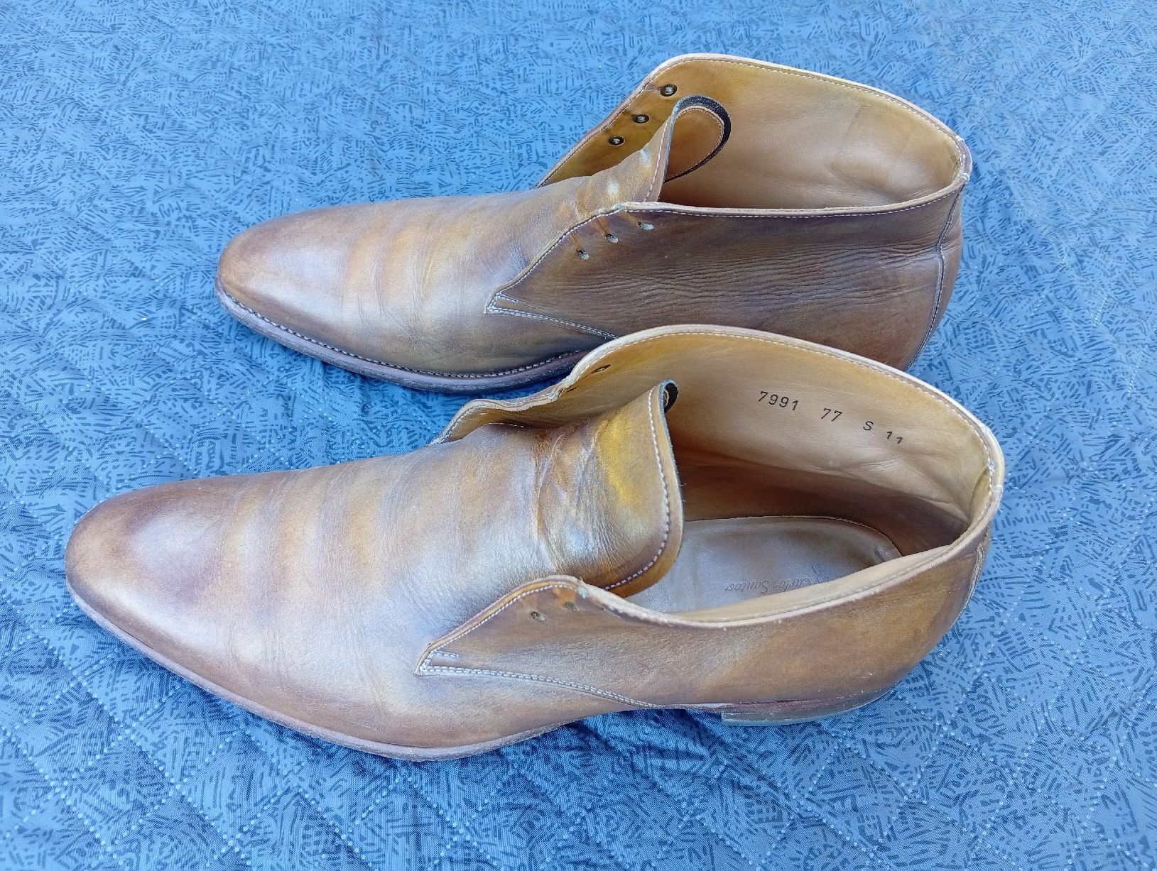 Carlos Santos Scarpe da uomo: Carlos Santos goodyear cousu cuir marron – Usato da Courgenay venduto da Lebonmatos 1