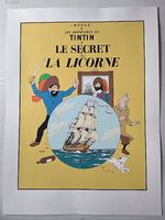 HERGÉ - Sérigraphie TINTIN : LE SECRET DE LA LICORNE
