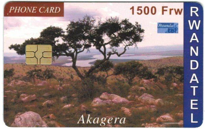 Schede telefoniche: Telefonkarte Rwanda Ruanda  Landschaft – Usato da Zürich venduto da tol_b7c7