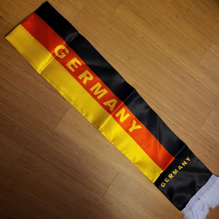 Deutschland Schal / Fan Schal - Top Zustand! Schwarz-Rot-Gol