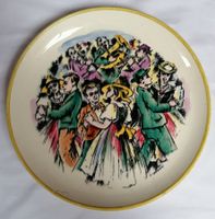 SPÖRRI GUSTAV, Teller Porzellan handbemalt, 1960-70er-Jahre